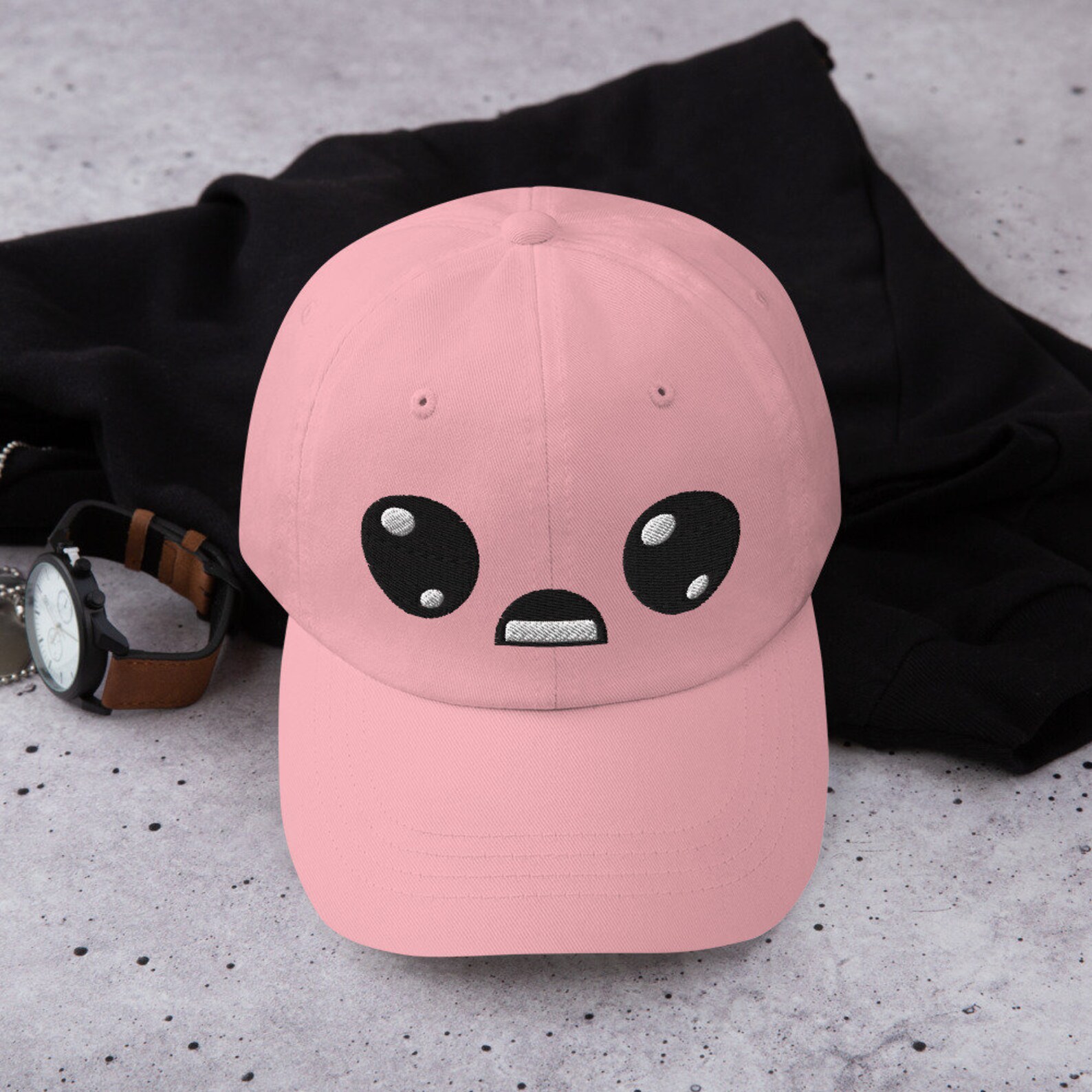Binding of Isaac Hat Open Mouth Isaac Gamer Hat Gamer Etsy