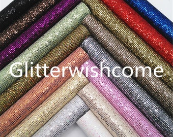 A4 Mesh Glitter Fabric Sheet, DIY Craft Material