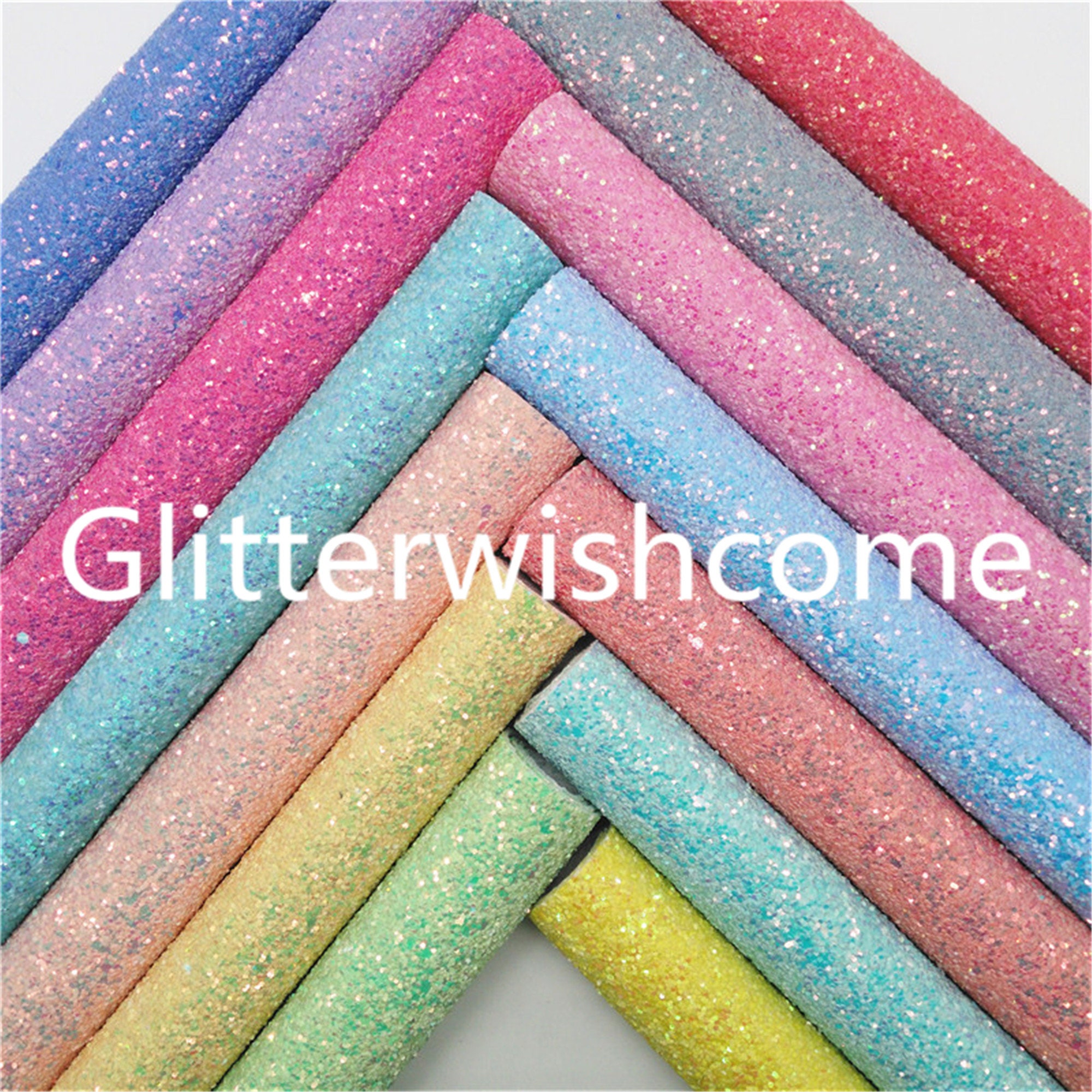 A4 SIZE 21X29CM 8.2x11.4 Pastel Chunky Glitter Etsy