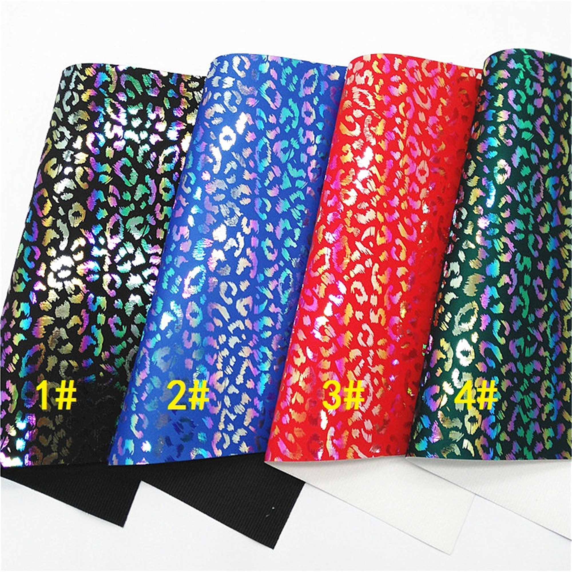 Iridescent Leopard Faux Leather Sheet: DIY Earring Making (21X29CM) - Etsy