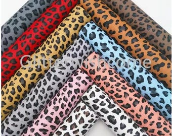 Leopard Print Kunstleder Bettwäsche: Kaviarkorn, DIY Handwerk (8,2 "x 11,4")