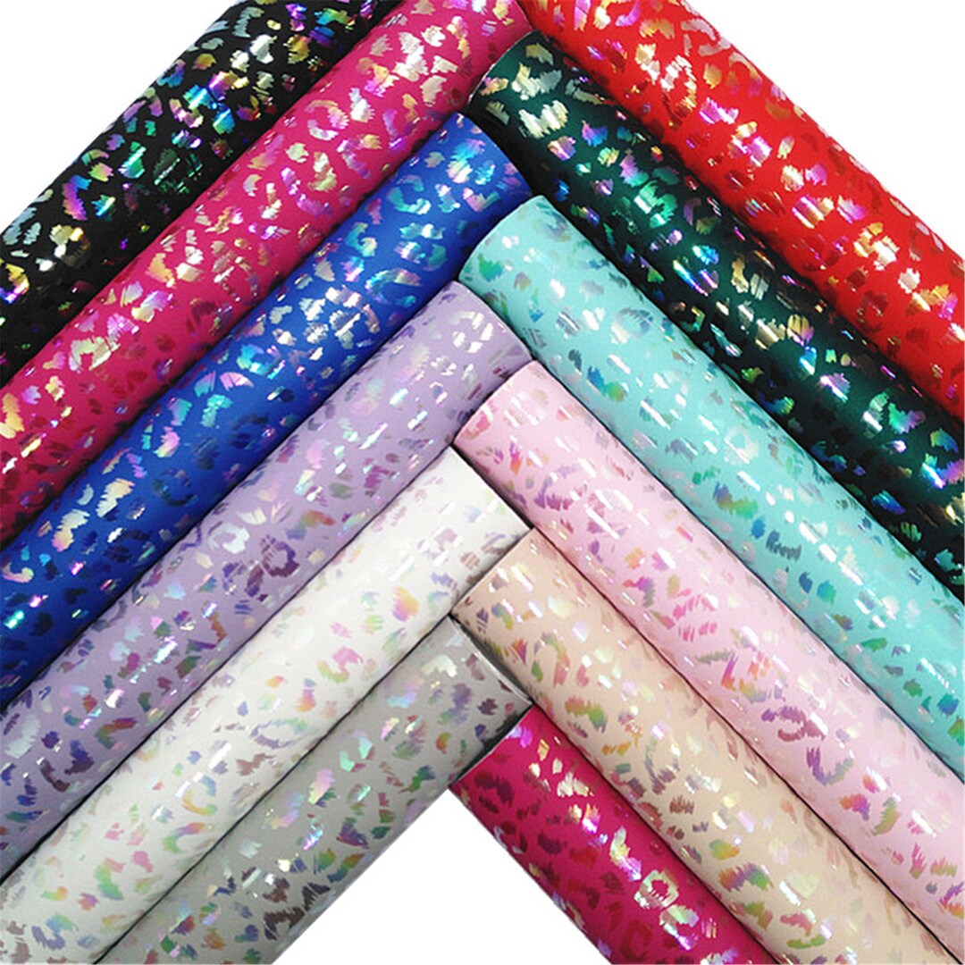 Iridescent Leopard Faux Leather Sheet: DIY Earring Making (21X29CM) - Etsy