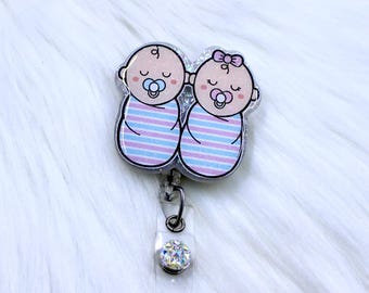 labor and delivery badge Reel, baby badge reel, nicu badge reel, OB badge reel, gift for l&d, newborn baby badge reel, gift for nicu nurse