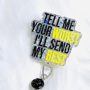 dispatcher badge reel, 911 badge reel, dispatcher badge holder, thin yellow line, police dispatcher badge reel, fire dispatcher badge reel