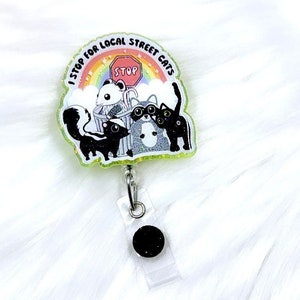 badge reel, animal lover badge reel, cat lover badge reel, nurse badge reel, vet tech, veterinarian, ID badge reel, cute badge reel