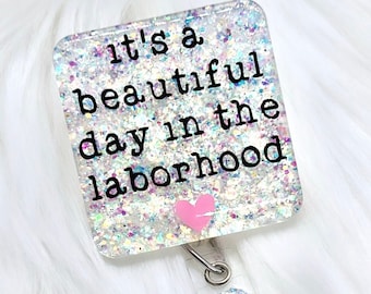 labor and delivery nurse badge reel, L&D badge reel, RN badge reel, labor and delivery gift, maternity badge, baby badge reel, badge reel
