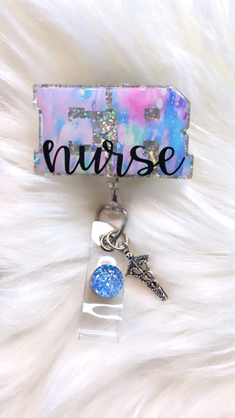 ER Badge Reel ER Nurse Badge Badge Reel Nurse Badge Reel Etsy