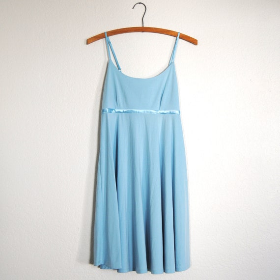 baby blue babydoll dress