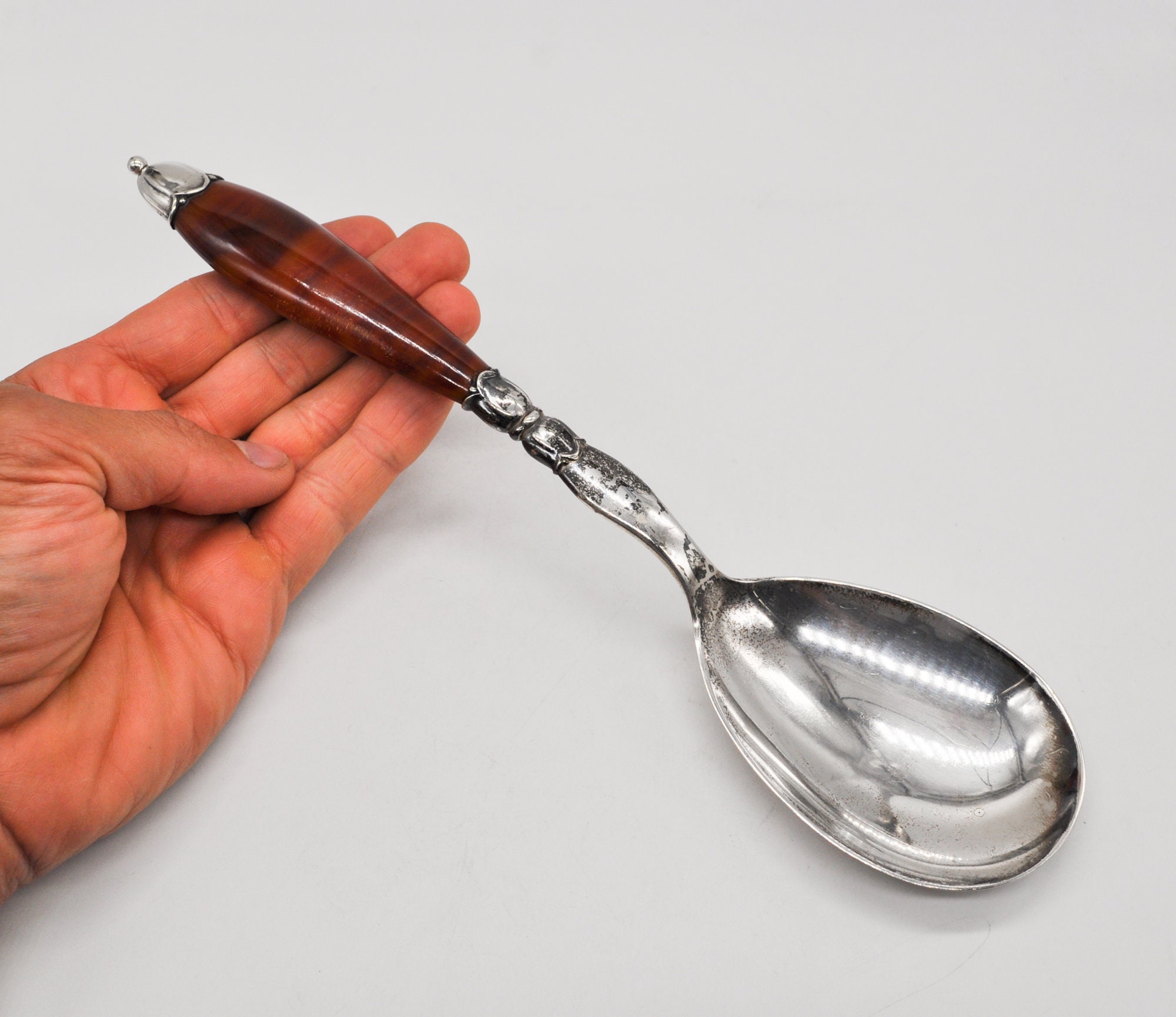 Christian F. Heise (1928) Antique Danish Bakelite Handle Sterling