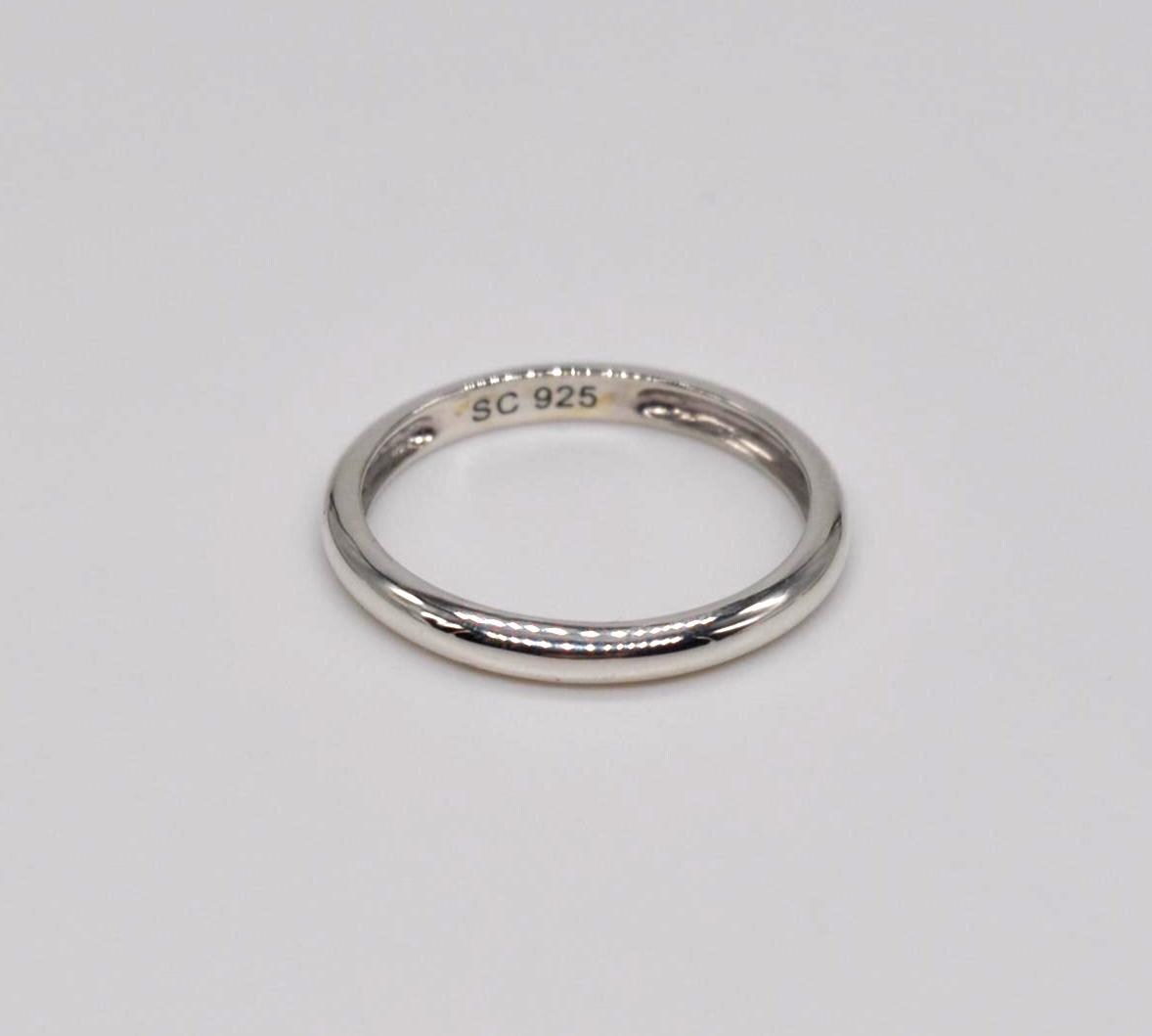 Bague Vintage En Argent Sterling 925 - Style Moderniste Danois - Taille 56 - Poinçonnée - Occasion
