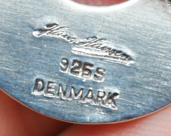 HANS HANSEN デンマーク製 925 スターリングシルバー ブローチ