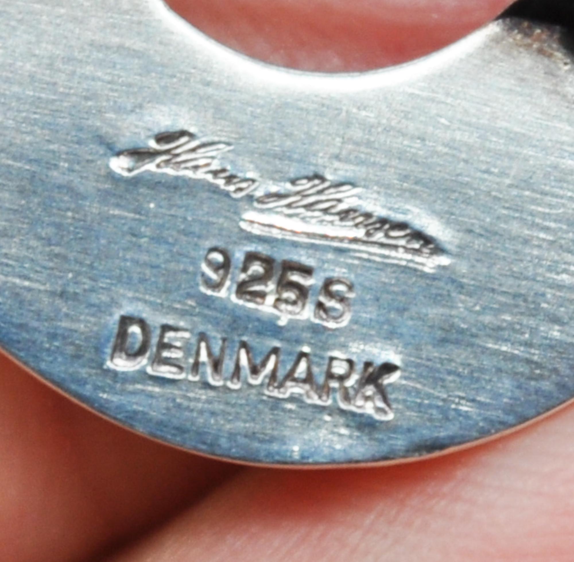 HANS HANSEN Danish 925 Sterling Silver Brooch. - Etsy