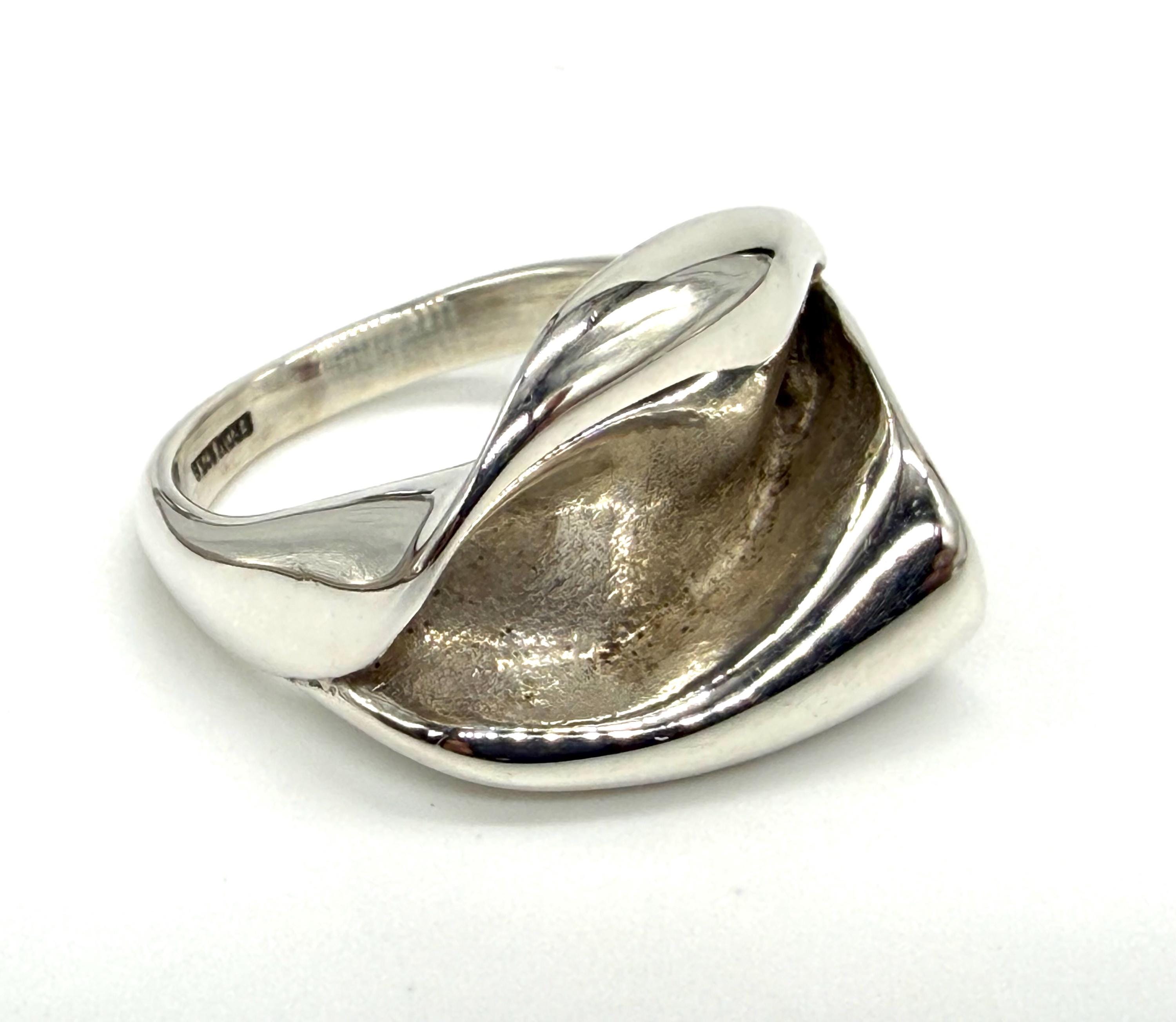 70s Silver Ring - Etsy Canada