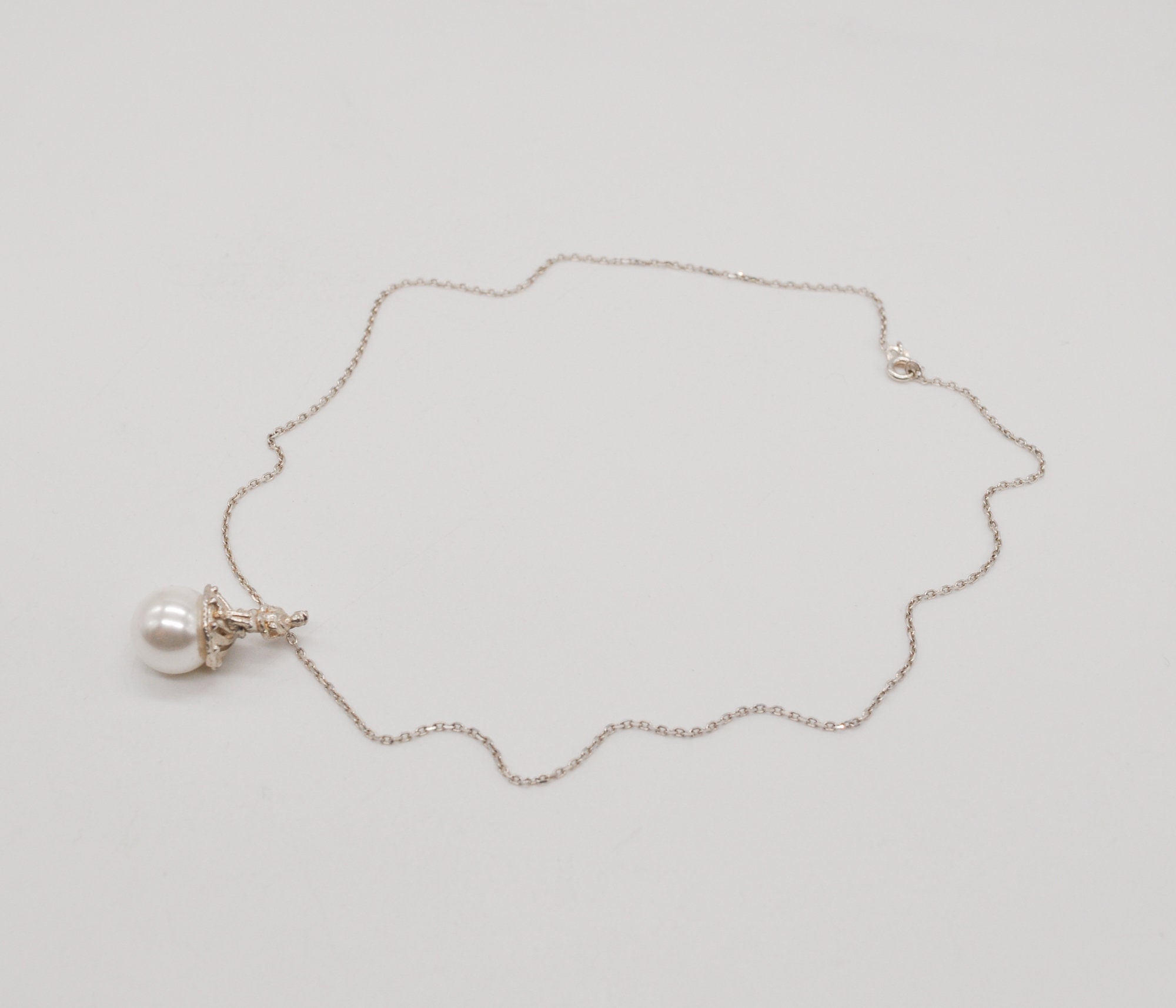 アクセサリー plllllleeeasse silver chain necklace 26