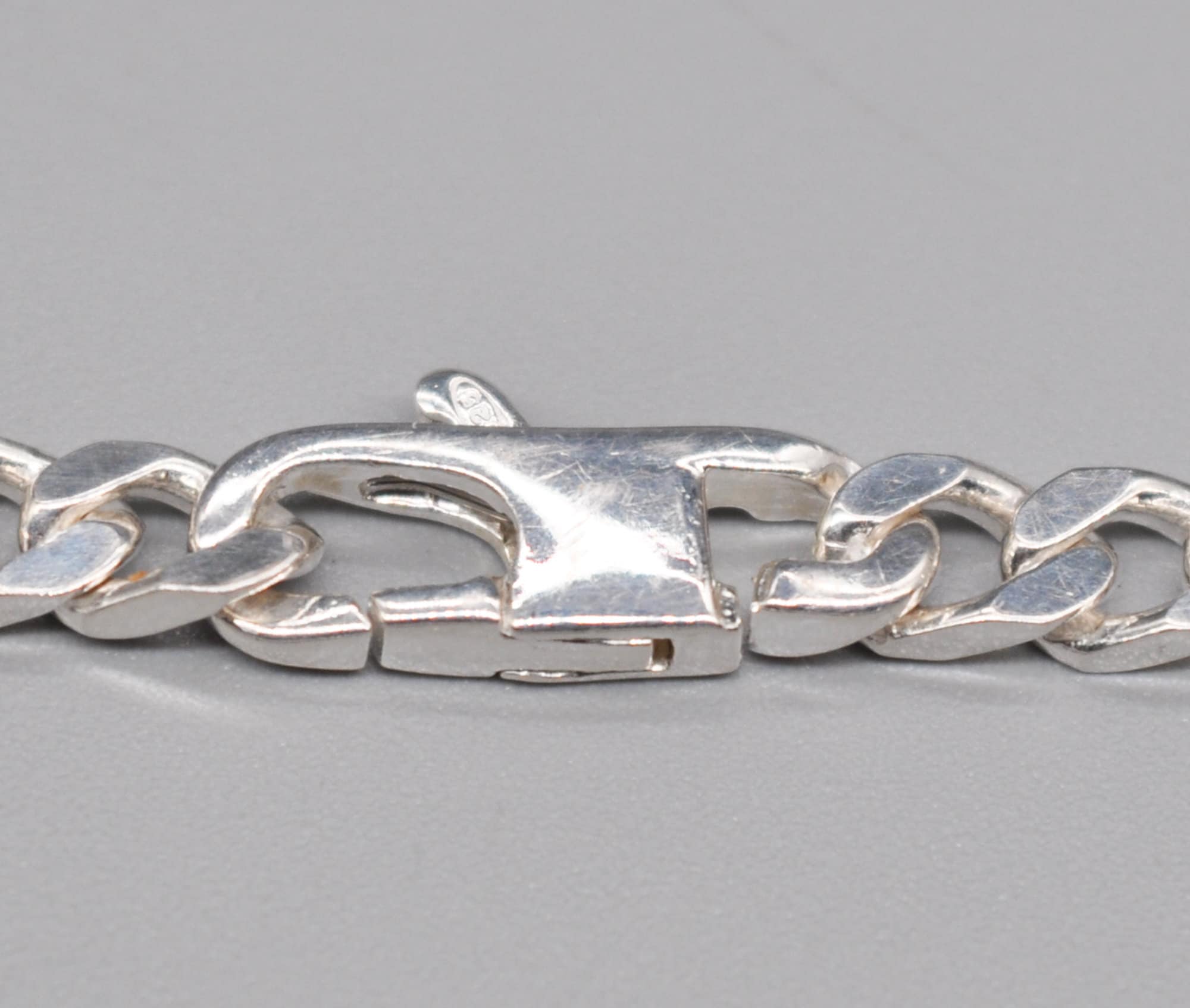 高級素材使用ブランド Vintage 925 Inch 7 / Cm 18 Length Bracelet. Silver Sterling アクセサリー