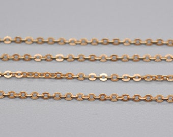 Sv. Christensen Deense korte 14K (585) gouden kettingketting. Lengte 36,5 cm.