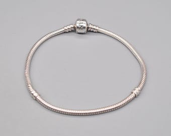 Pandora ALEクラシック925スターリングシルバーチャームブレスレット 