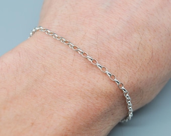 Vintage 925 Sterling Silver Bracelet. Length 19.5 Cm / 7.6 Inch - Etsy