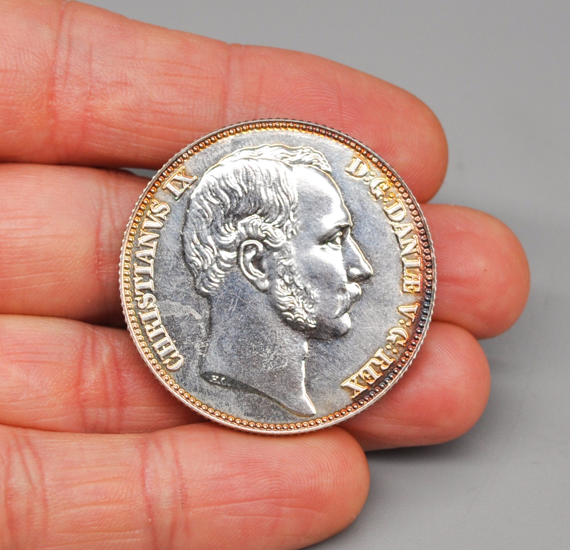 Vintage Danish Pure 999 Silver Collectable Coin, Medal, Token Vintage Danish Pure 999 Silver Collectable Coin, Medal, Token