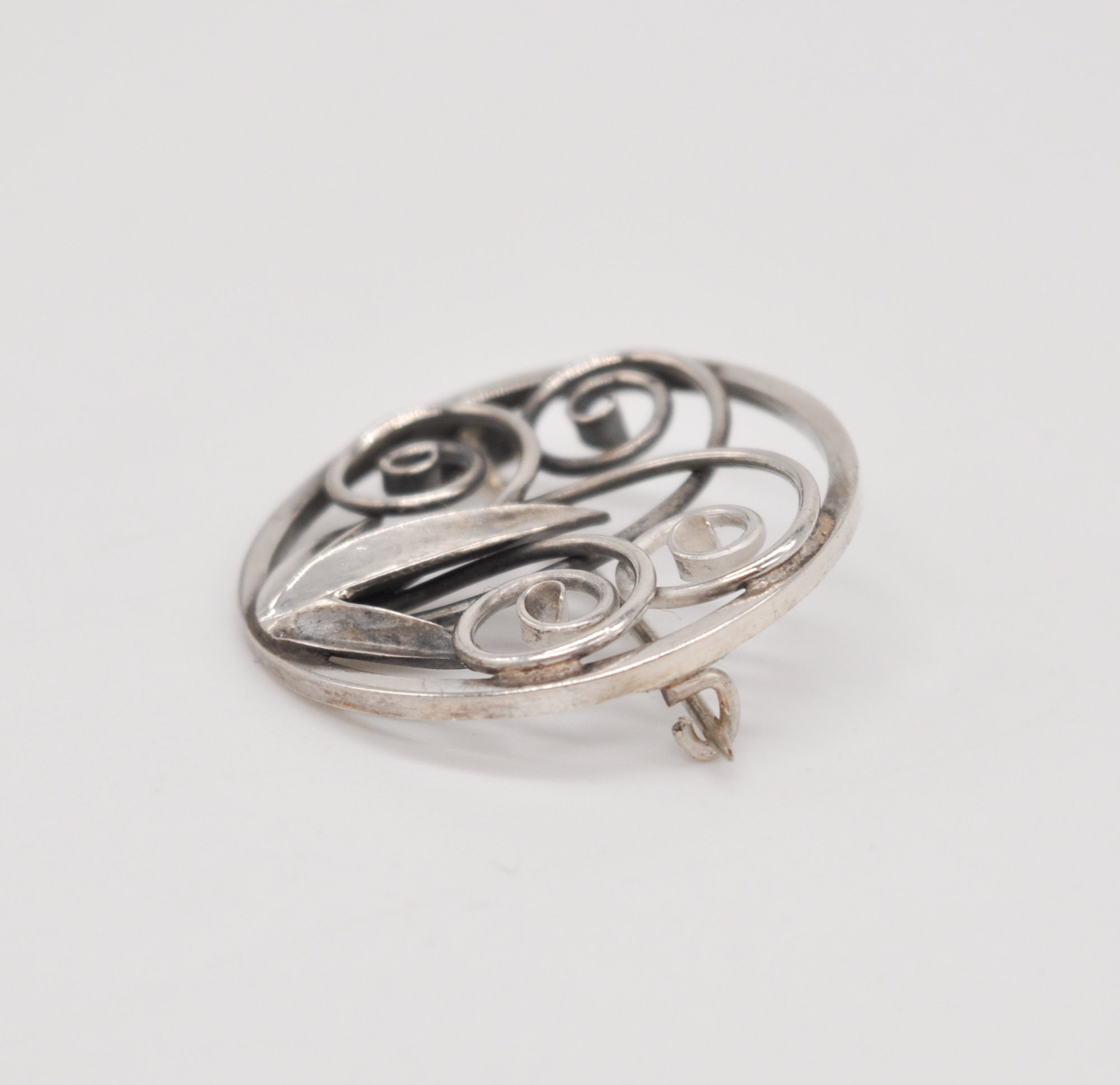 Broche Vintage Argent Sterling - Cerf - Eiler & Medjoub / Georg Jensen - Danemark 1920-1967