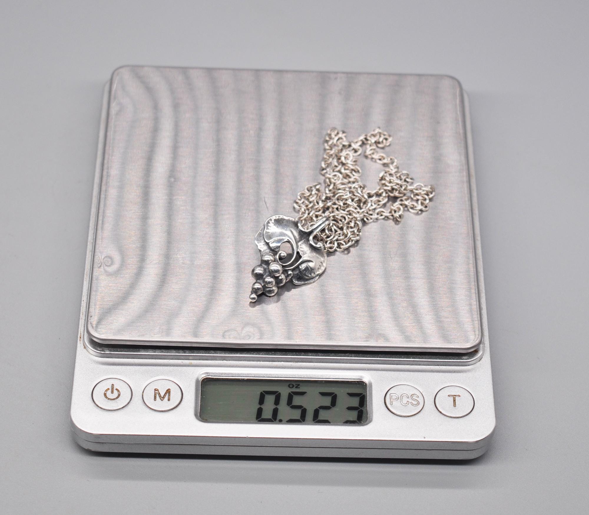 GEORG JENSEN Danish 925 Sterling Silver Heritage 1996 Pendant 