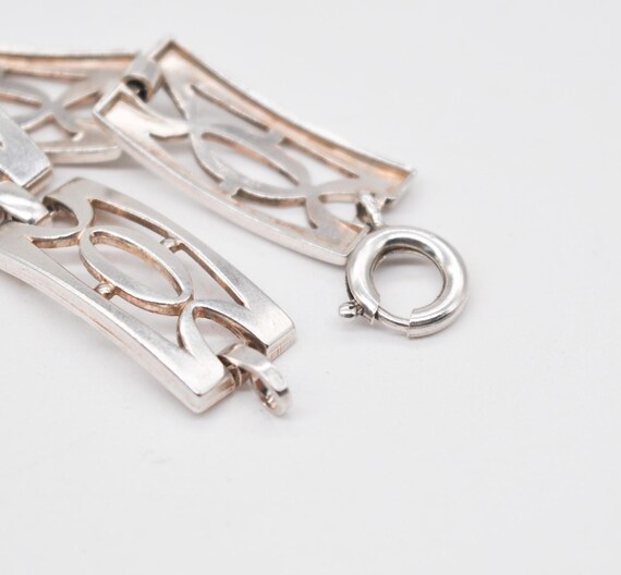 Vintage 830 Solid Silver Link Bracelet. Length: 1… - image 4
