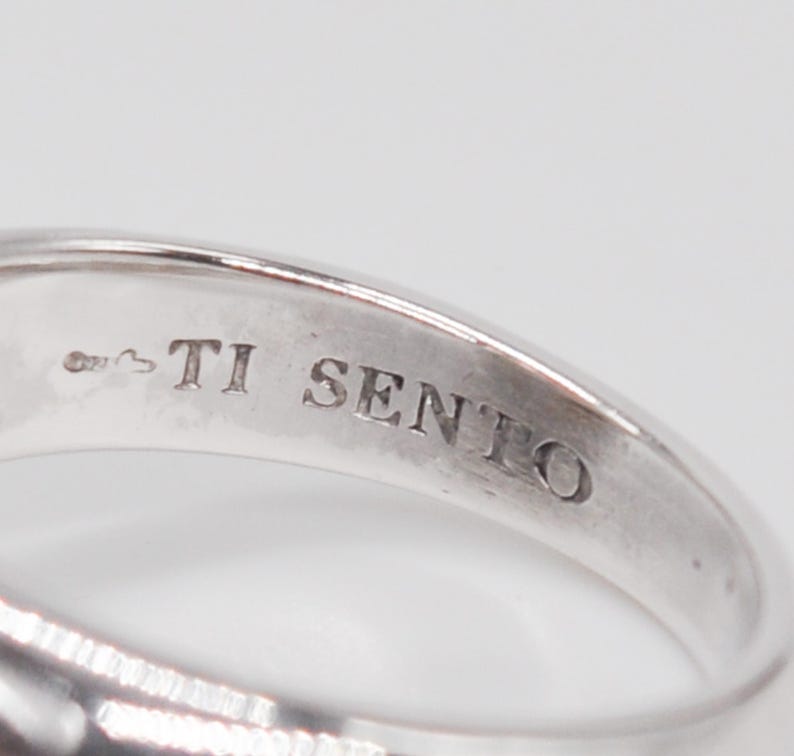 Sentio Rings Ti Sento Milano Italian 925 Sterling Silver Ring. Size: 18 Mm US 8 - Etsy
