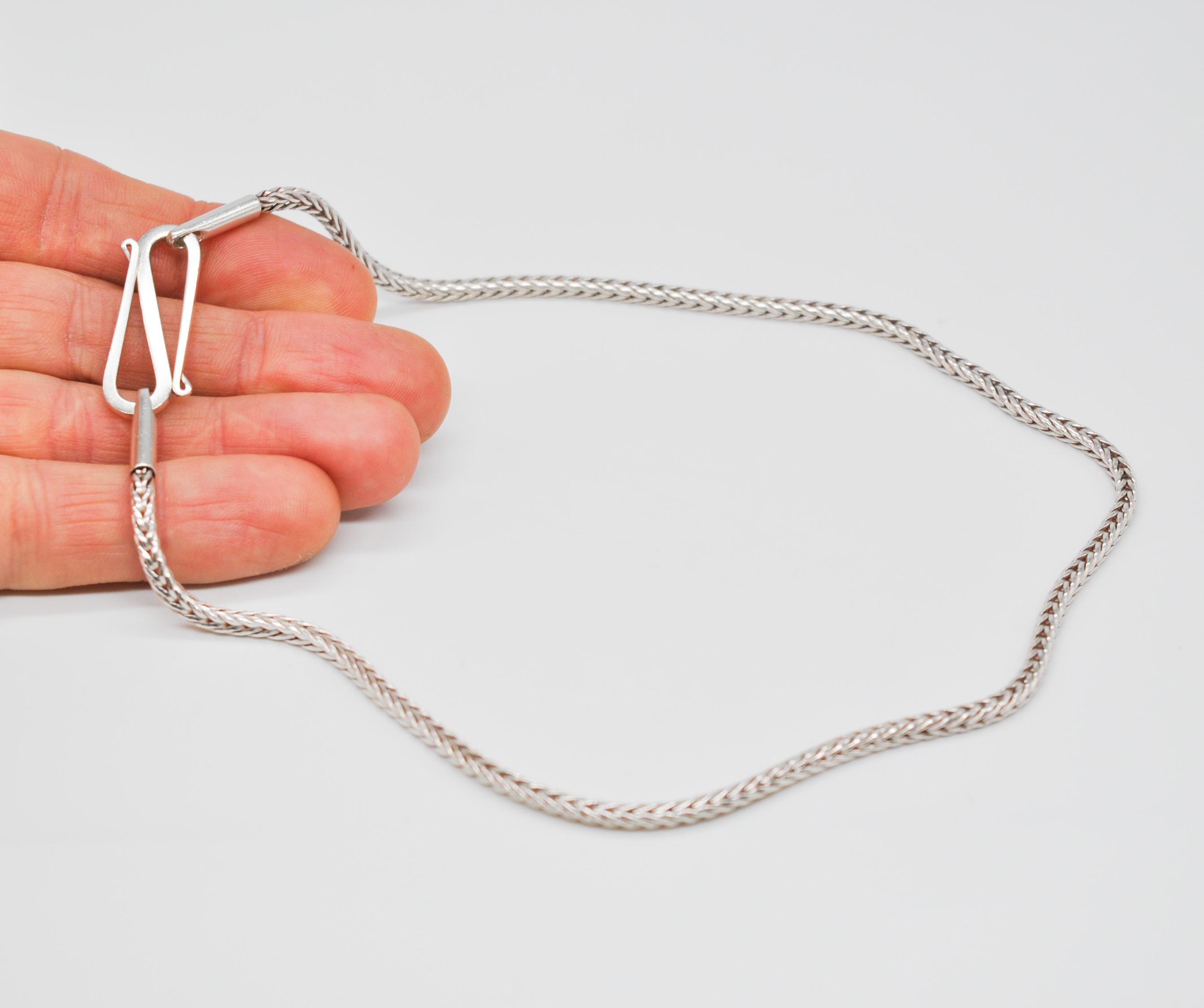 Jørgen Peter Ransby Danish 925 Sterling Silver Chain. Length 42 Cm