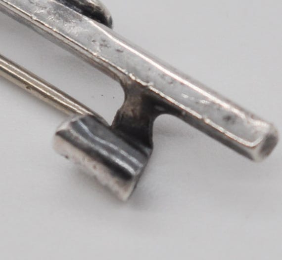 Vintage 830 Solid Silver Brooch. - image 5