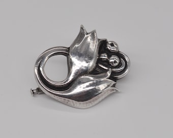 GEORG JENSEN 204 デンマーク製 18K (750) ゴールド 925 スターリング