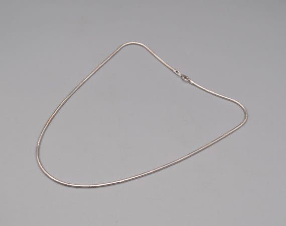 アクセサリー vintage silver 925 snake chain Vintage 925 Sterling Silver Snake Chain. Length 44.5 Cm