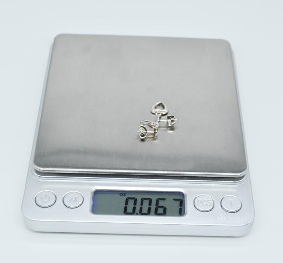 Vintage 835 Solid Silver Dangle Earrings. - image 7