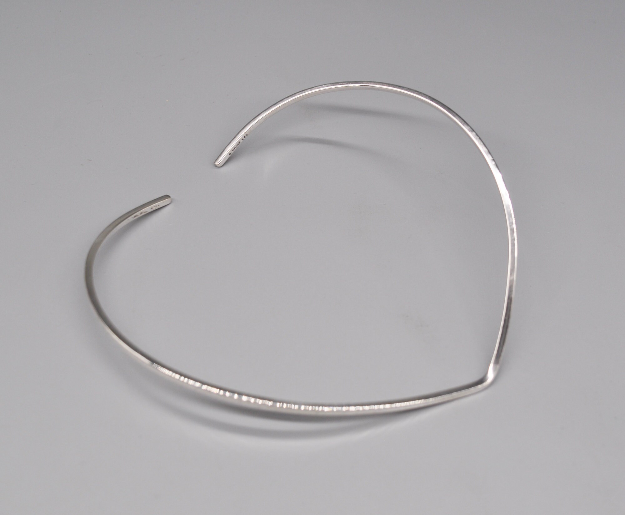 Hans Hansen 364 Danish Handmade Hammered 925 Sterling Silver