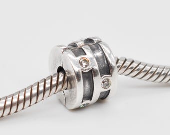 PANDORA 中古 925 スターリング シルバー ブレスレット ストッパー 