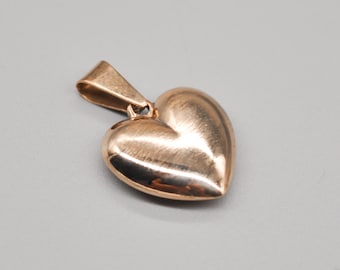 GIFA Vintage Danish 8K (333) Gold Necklace Pendant "The Heart".