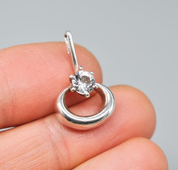 Vintage 835 Solid Silver Pendant. - image 6