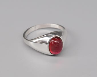 Carl Ove Frydensberg Vintage Danish 830 Solid Silver Ring. Size: 15 1/4 mm US 5 1/4