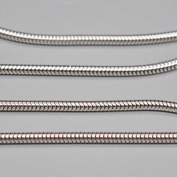 Bjarne Nordmark Henriksen (BNH) Danish 925 Sterling Silver Snake Chain. Length 45 cm / 17.7 inch.