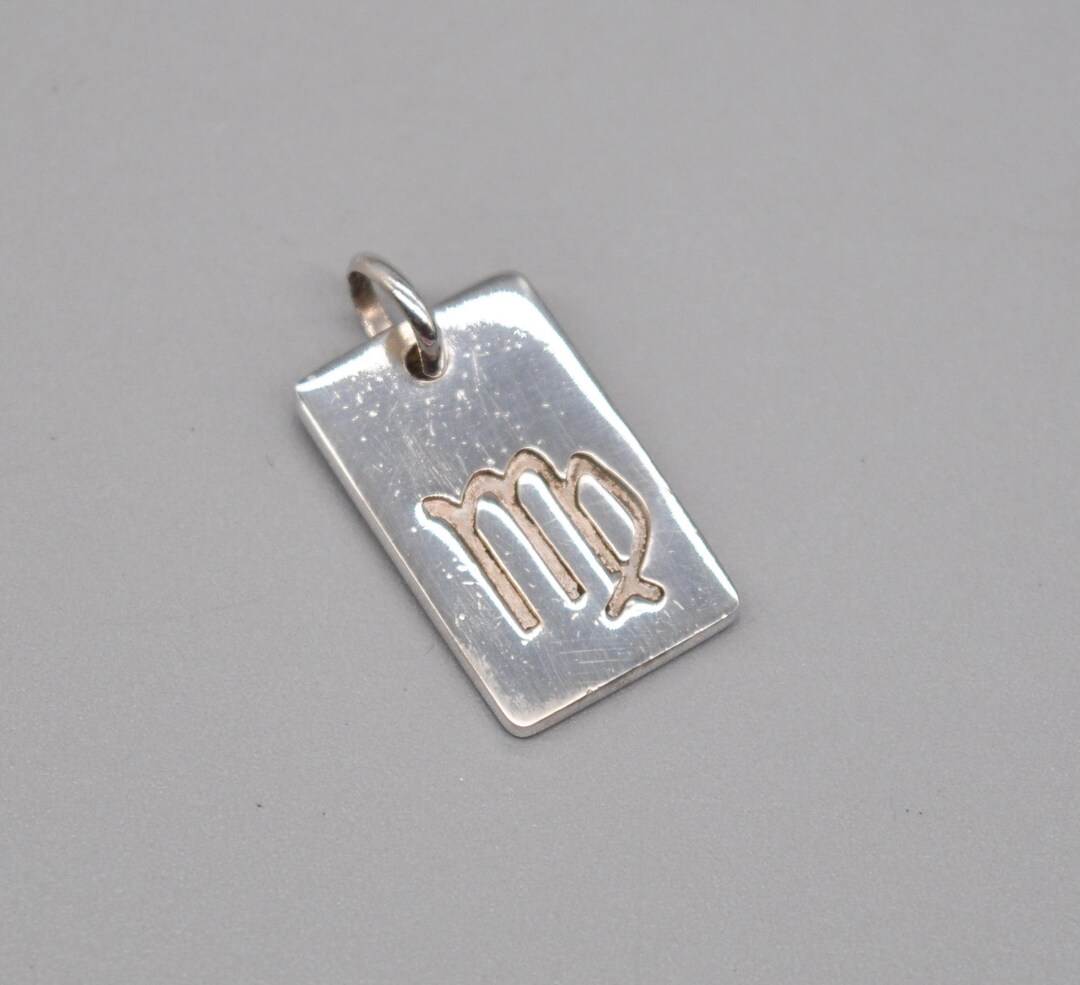 Guld Og Sølv Design (BOG) Danish 925 Sterling Silver Virgo Zodiac Sign ...