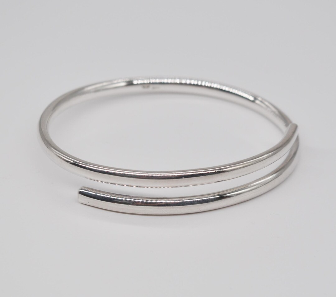 SMYKKEFORM Vintage Danish 925 Sterling Silver Bangle, Bracelet