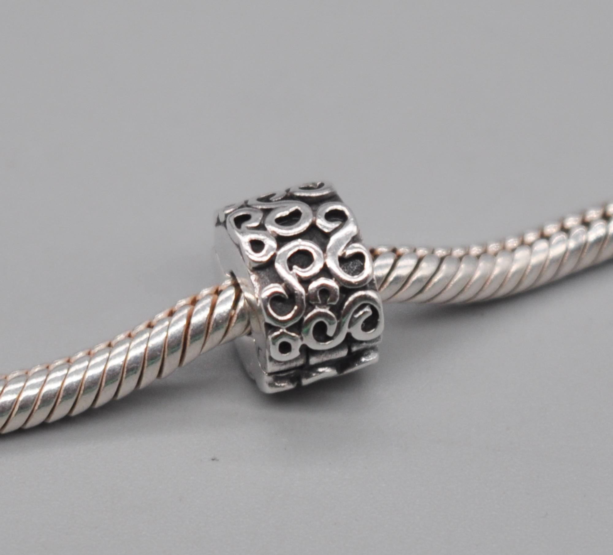 PANDORA 中古 925 スターリング シルバー ブレスレット ストッパー