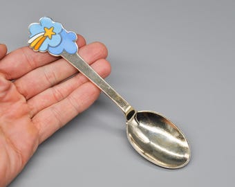 Anton Michelsen Vintage 1978 Danish Enamel Gold Plated Sterling