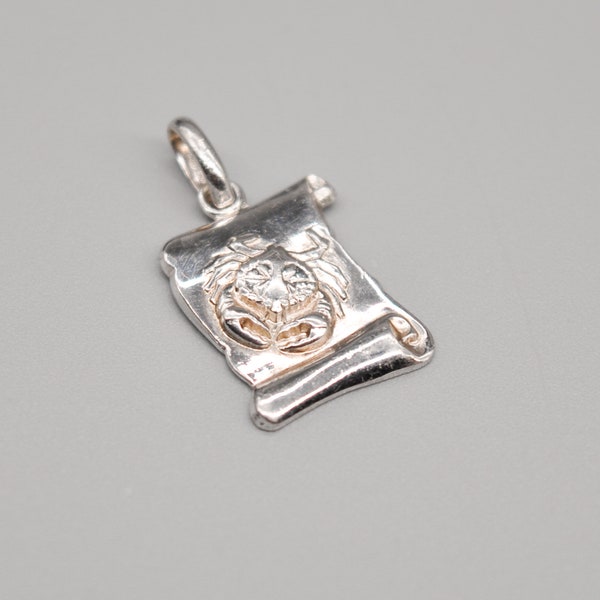 Gerhodineerde 925 sterling zilveren kettinghanger, sterrenbeeld Kreeft.