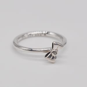 Anillo apilable danés de plata de ley 925 de Søren Peter Jensen.
