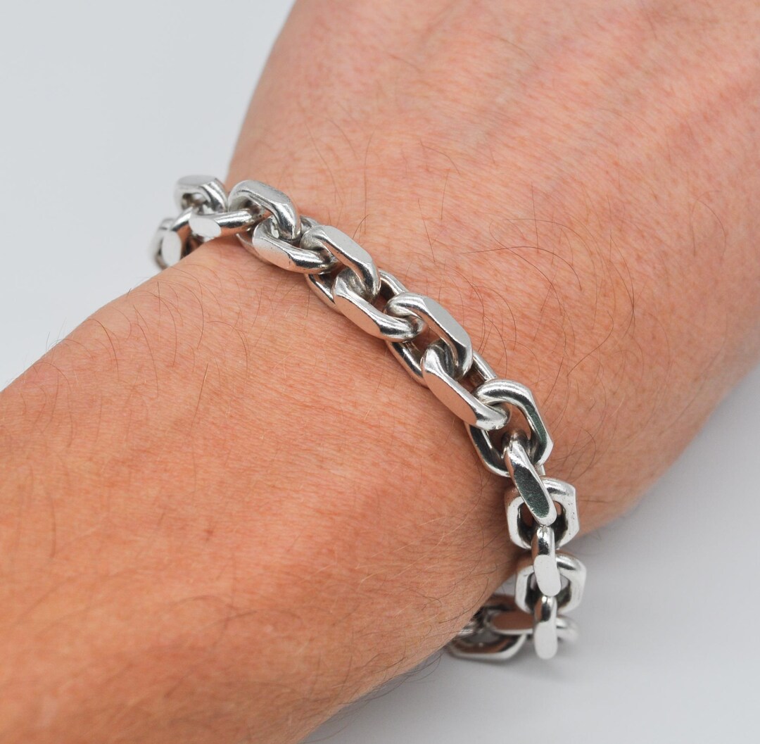 Robert Valentin Olsen Danish Massive 925 Sterling Silver Anchor Chain ...