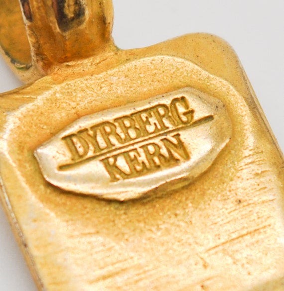 Dyrberg/Kern Copenhagen Vintage Danish Gold Tone … - image 4