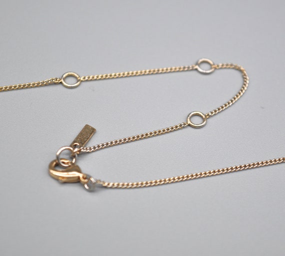 PILGRIM Danish Gold Tone Metal Necklace with Char… - image 4