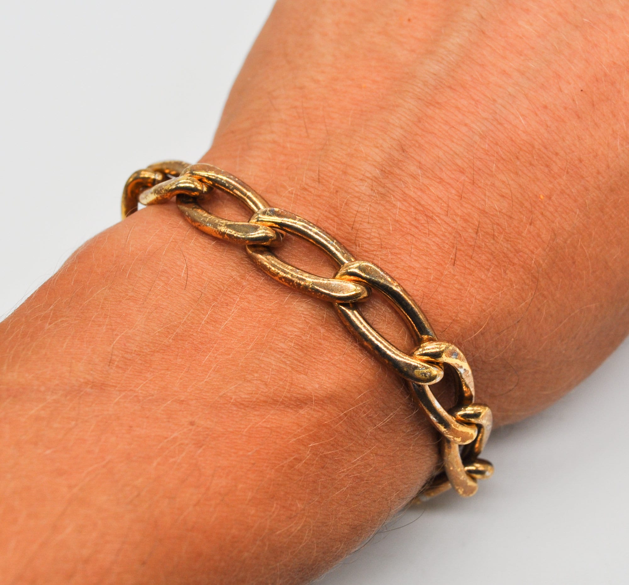 Dyrberg/kern Danish Vintage Etsy Gold - Denmark Tone Copenhagen Metal Bracelet.