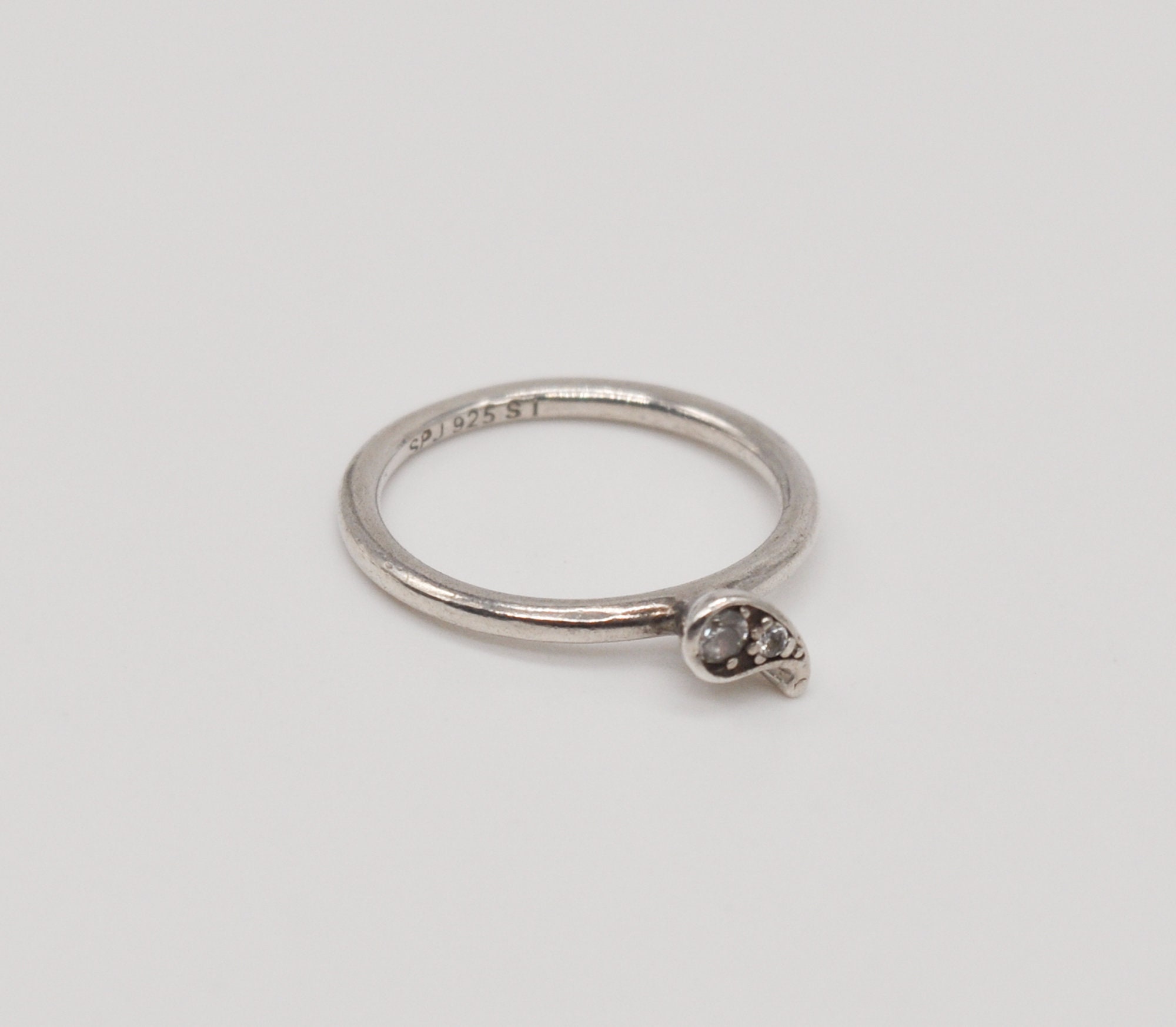 Søren Peter Jensen Danish Design 925 Silver Stacking Ring Søren Peter Jensen Danish Design 925 Silver Stacking Ring