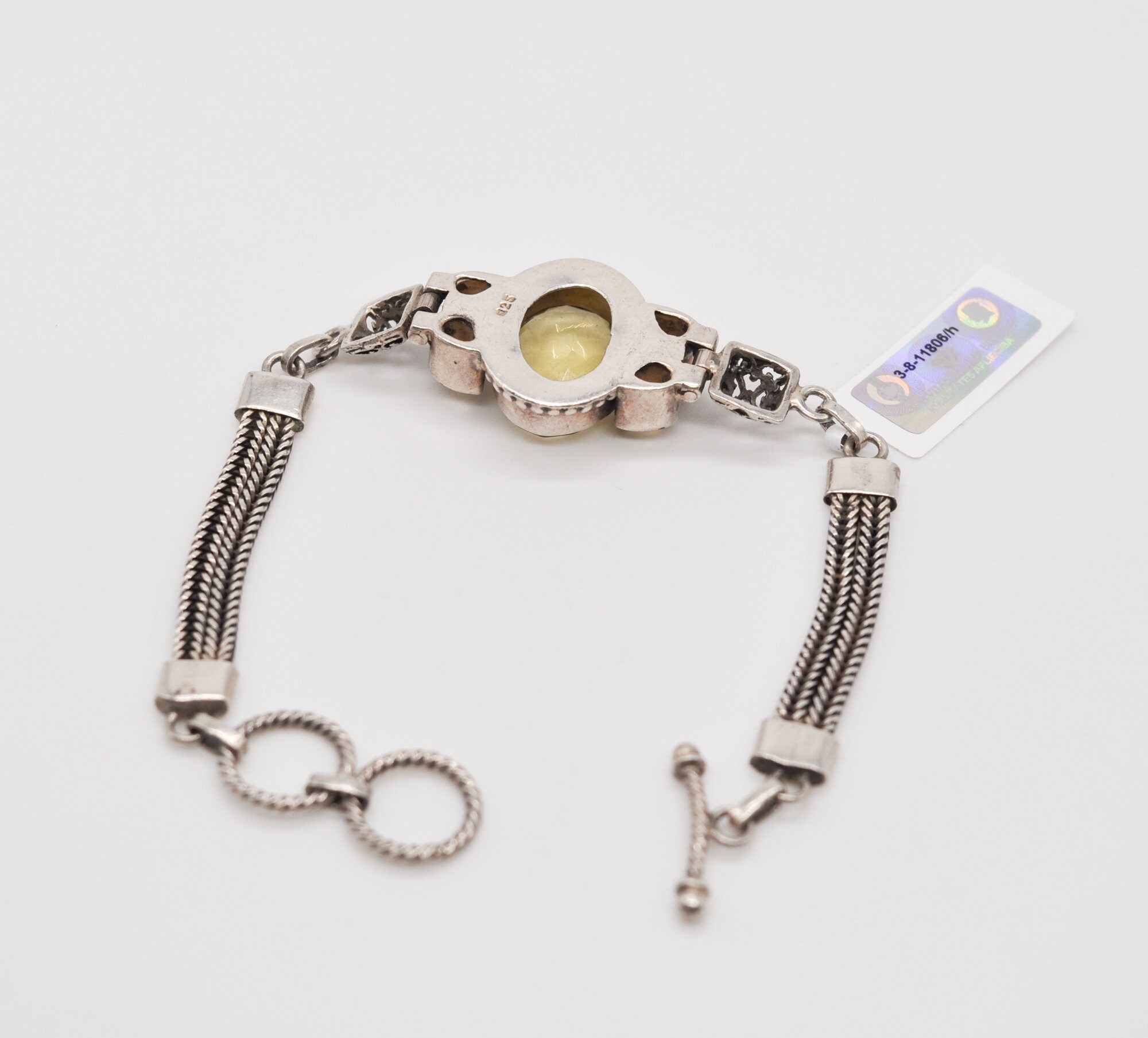 珍しい 925 クォーツ ヴィンテージ スターリング ブレスレット シルバー アクセサリー